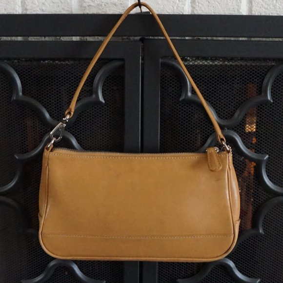 Coach Wristlet in Tan and Charm - Picture 3 of 8